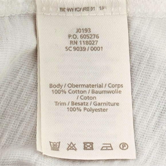 Boden Small Alison Embroidered Tassel Peasant Jersey Long Sleeve Slub Knit Top - Picture 8 of 9